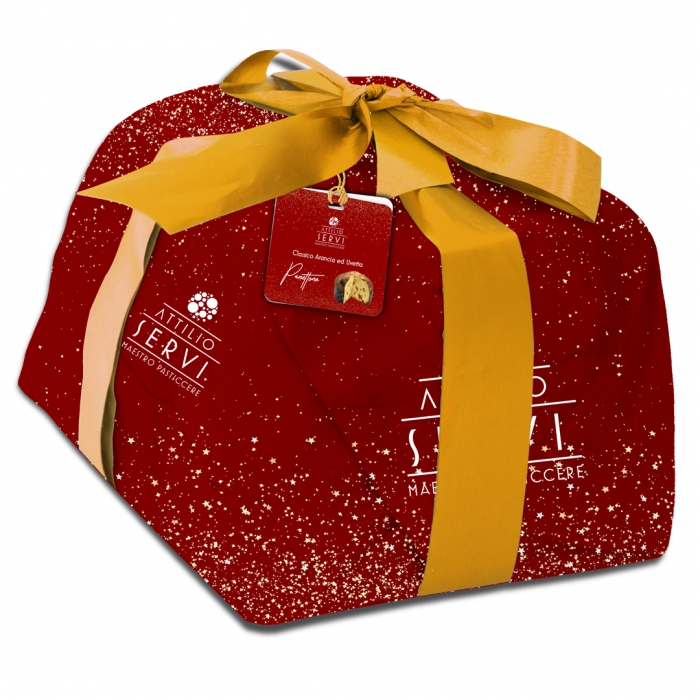 Foto Panettone classico arancia e uvetta incarto a mano 1 kg